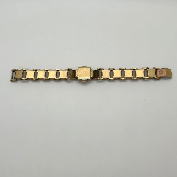 Vintage Helbros Womens 10K RGP Wristwatch 1/20 12K GF Band Non-Functioning - Picture 5 of 14